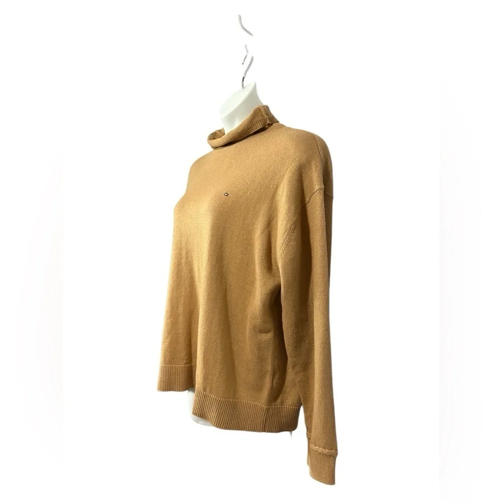 Tommy Hilfiger, Plus Size Long Sleeve Knit Turtleneck, XXL, Tan - Picture 8 of 10